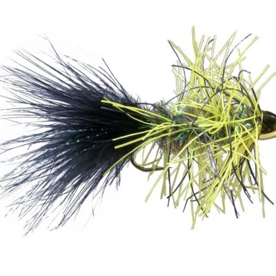 MONTANA FLY - TRINA'S CONEHEAD RUBBER BUGGER - BLACK [TSM-S1540]