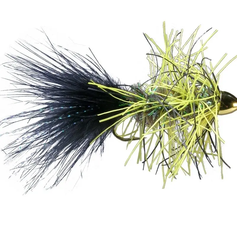 MONTANA FLY - TRINA'S CONEHEAD RUBBER BUGGER - BLACK [TSM-S1540]