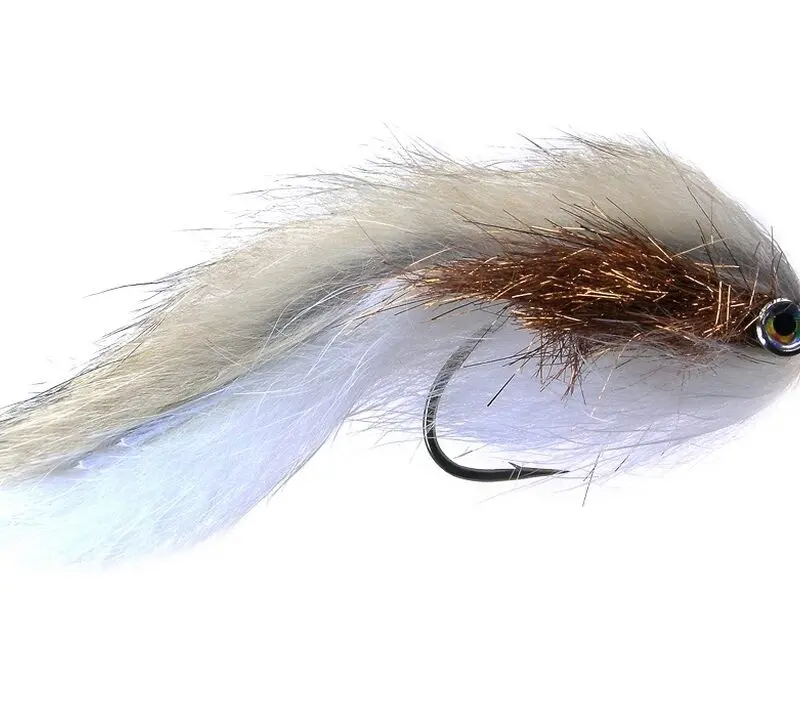 MONTANA FLY - SRA DOUBLE BUNNY - NATURAL BROWN/WHITE [TSM-S1502]