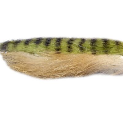 MONTANA FLY - LANIERS STRUNG-OUT STREAMER - OLIVE/PEACH [TSM-S1522]