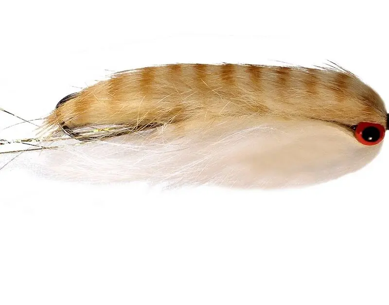 MONTANA FLY - LANIERS STRUNG OUT STREAMER - TAN/WHITE [TSM-S1523]