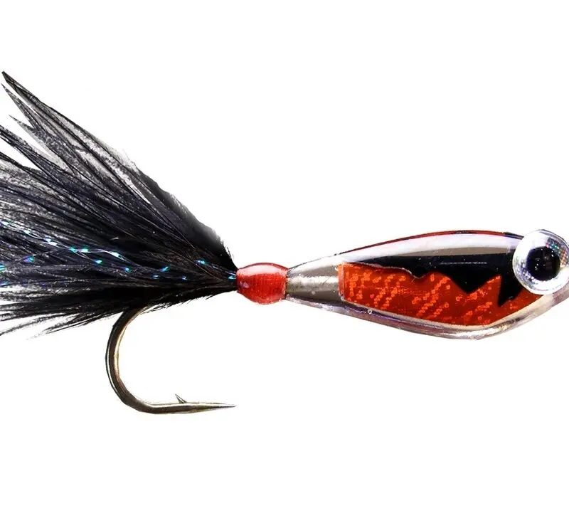 MONTANA FLY - MFC RESIN MINNOW - BLACK/RED [TSM-S1526]