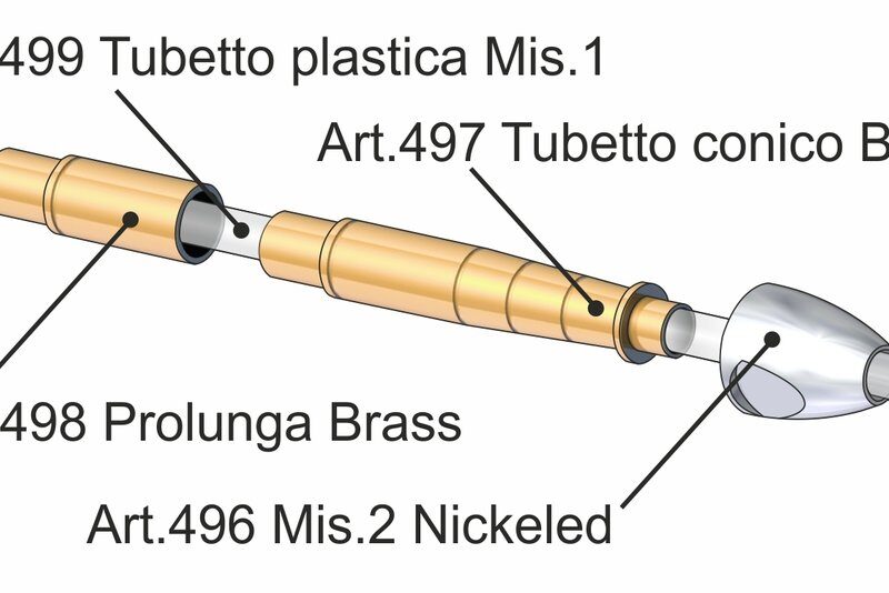 STONFO - TUBETTO CONICO METALLO - 497 - Imagen 2