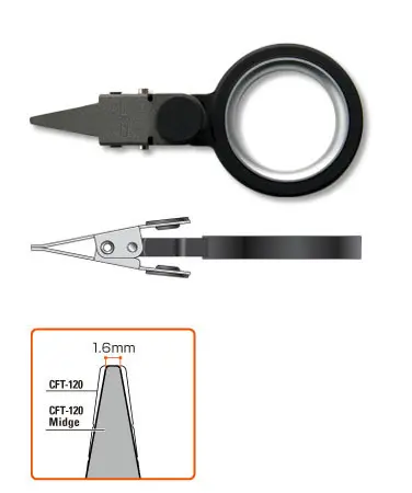 C&F DESIGN - MIDGE HACKLE PLIERS - CFT-120M