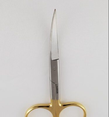 J. PARKER - PRO SCISSORS - CURVED - GOLD - HAIR - 4.5''