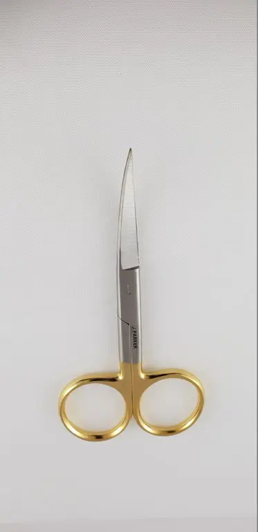 J. PARKER - PRO SCISSORS - CURVED - GOLD - HAIR - 4.5''