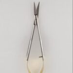 J. PARKER - PRO SCISSORS - CURVED - GOLD - SPRING - 3.5''