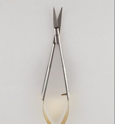 J. PARKER - PRO SCISSORS - CURVED - GOLD - SPRING - 3.5''