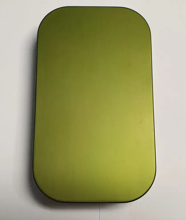 J. PARKER - ALUMINIUM FLY BOX SLIT - GREEN