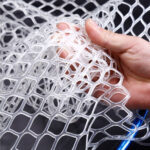 J.PARKER -TELESCOPIC BLU ALURUBBER LANDING NET - EPUISETTE – Image 3