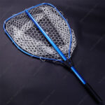 J.PARKER - TELESCOPIC BLU ALU RUBBER LANDING NET