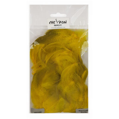 CHEVRON - GREY MALLARD DRAKE - FLANK DYED YELLOW