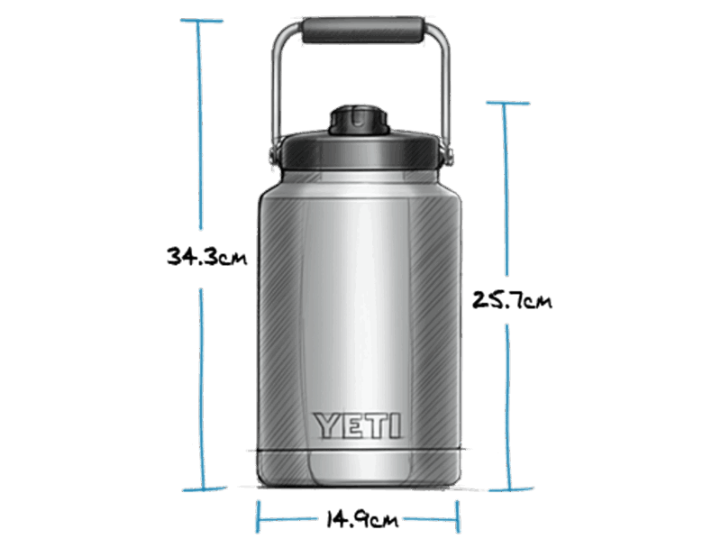 YETI - RAMBLER JUG 0.5 GALLON - immagine 2