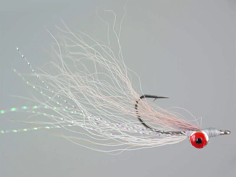 MONTANA FLY - CLOUSER MINNOW - TAN/WHITE [TSM-BONE-10]