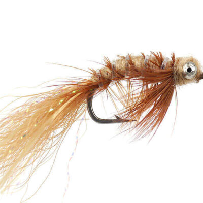 MONTANA FLY - SPLAYED SHRIMP - TAN [TSM-BONE-14]