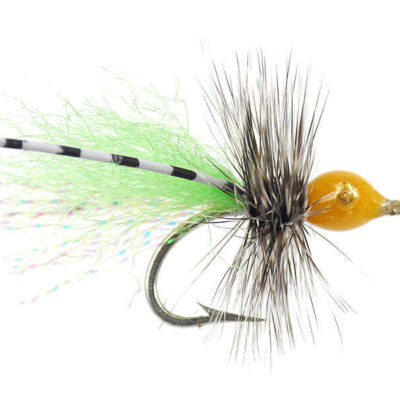 MONTANA FLY - SPLAYED SHRIMP - CHARTREUSE [TSM-BONE-23]