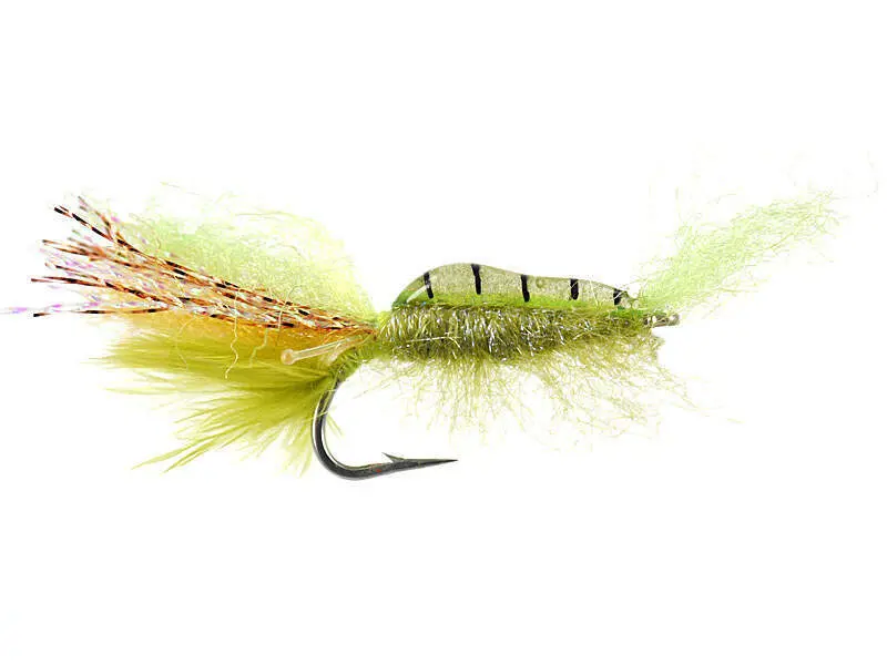 MONTANA FLY - STANDING SHRIMP - CHARTREUSE [TSM-BONE-20]