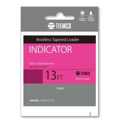 TIEMCO - INDICATOR KNOTLESS TAPERED LEADER 13 FT - PEZZI 5
