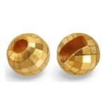 J.PARKER - TUNGSTEN BEAD FACETED/SLOTTED PCS 30