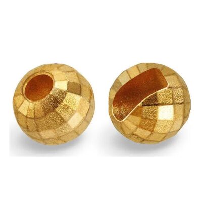J.PARKER - TUNGSTEN BEAD FACETED/SLOTTED PCS 30 (COPIA)
