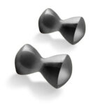 J. PARKER - BRASS HOURGLASS EYES PLATED BLACK NICKEL - PEZZI 30