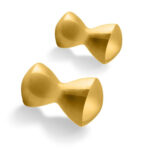 J. PARKER - BRASS HOURGLASS EYES PLATED GOLD - PEZZI 30