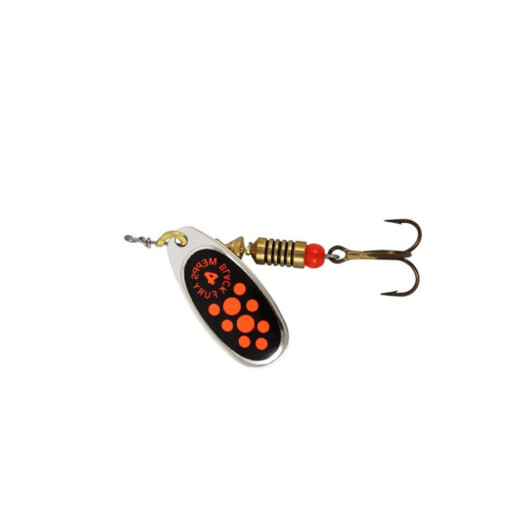 BLACK FURY ORANGE ARGENTO MEPPS - BLACK FURY ORANGE PALETTA ARGENTO - PEZZI 1 - immagine 1