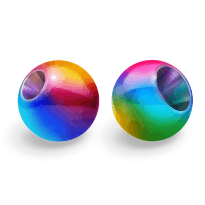J. PARKER - TUNGSTEN BEAD RAINBOW - PEZZI 60