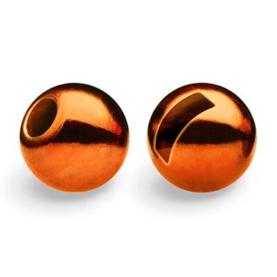J. PARKER - TUNGSTEN BEAD SLOTTED METALLIC GOLDEN ORANGE - PEZZI 60