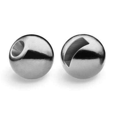 J. PARKER - TUNGSTEN BEAD SLOTTED PLATED SILVER - PEZZI 60
