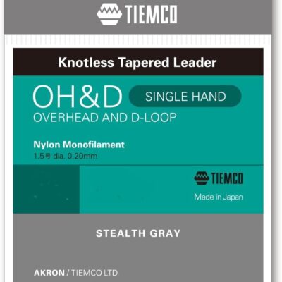 TIEMCO - OH&D OVER HEAD AND D LOOP SINGLE HAND KNOTLESS TAPERED LEADER 14' - PEZZI 5 (Copia)