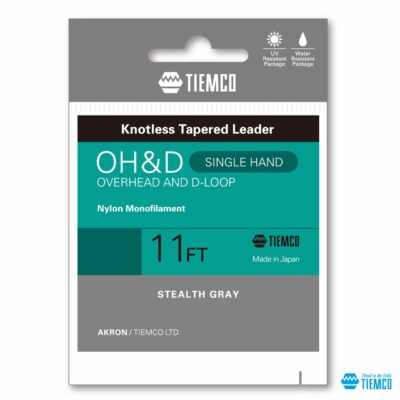 TIEMCO - OH&D OVER HEAD AND D LOOP SINGLE HAND KNOTLESS TAPERED LEADER 11' - PEZZI 1